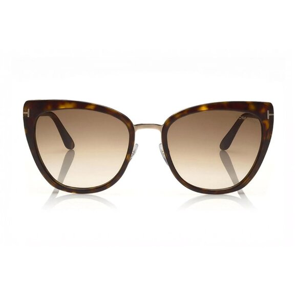 NEW TOM FORD SUNGLASSES HAVANA WOMEN CAT EYE EYEWEAR